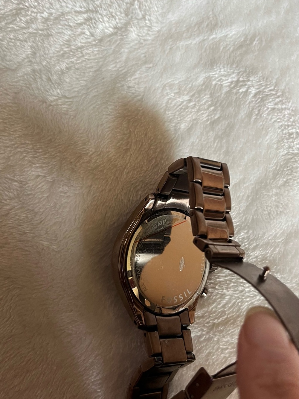 Fossil CH2811 Flight Brown Dial Brown Stainless Steel Women's Watch - Picture 9 of 10
